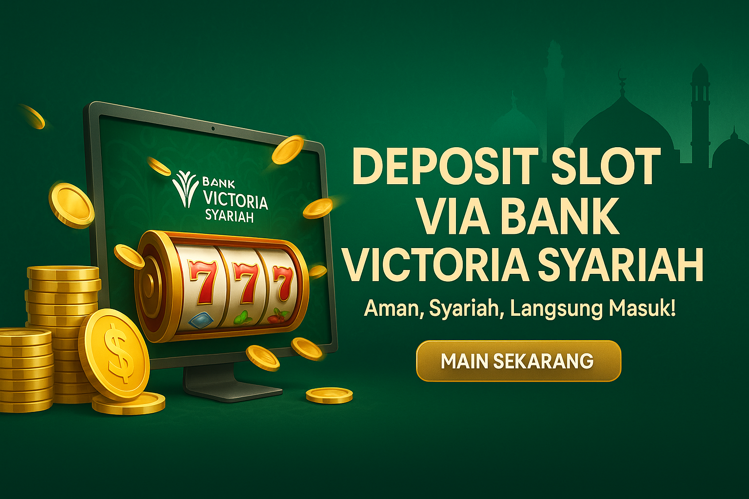 Situs Slot Deposit Bank Victoria Syariah: Aman, Gampang, dan Gacor!